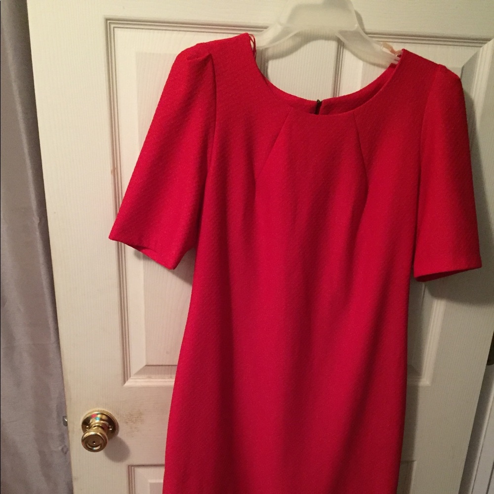 Red aline dress